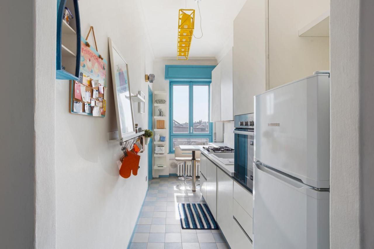 The Blue Nest With A View - 7Th Floor- Via Palestrina Apartamento Milão Exterior foto