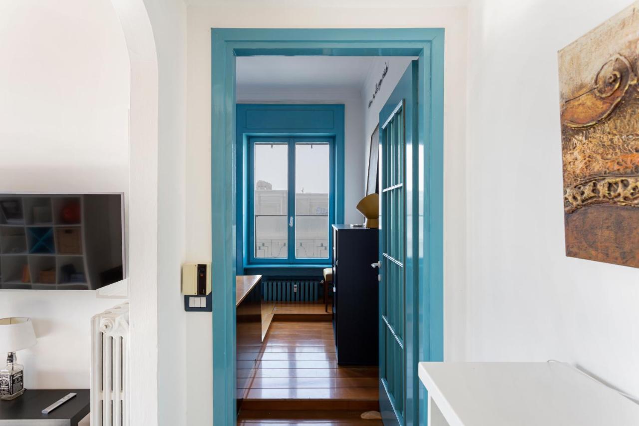 The Blue Nest With A View - 7Th Floor- Via Palestrina Apartamento Milão Exterior foto