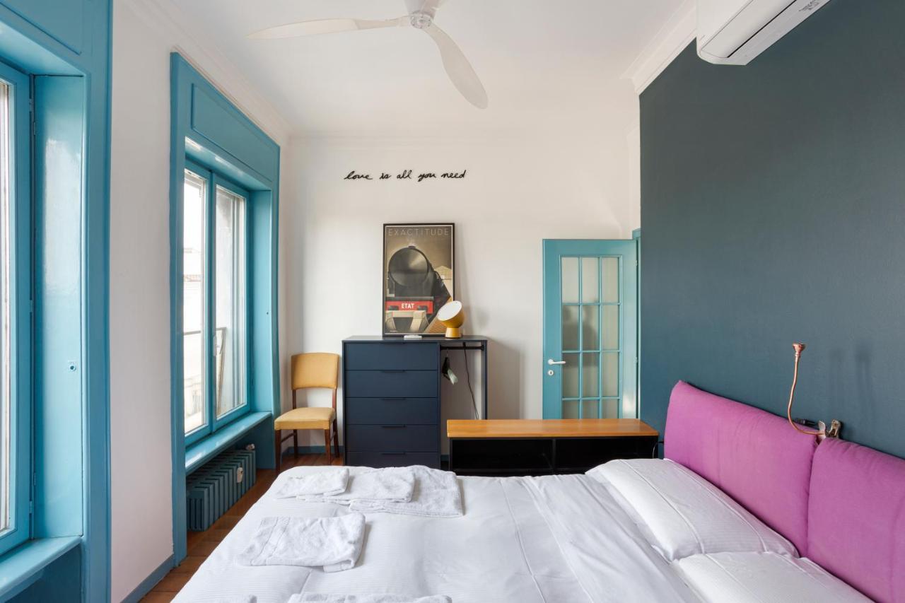 The Blue Nest With A View - 7Th Floor- Via Palestrina Apartamento Milão Exterior foto