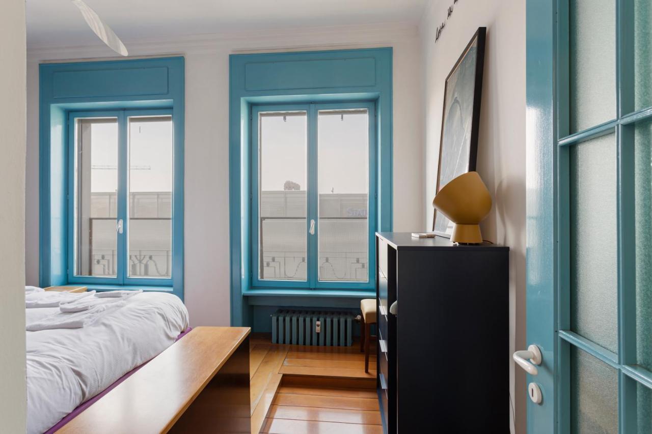 The Blue Nest With A View - 7Th Floor- Via Palestrina Apartamento Milão Exterior foto